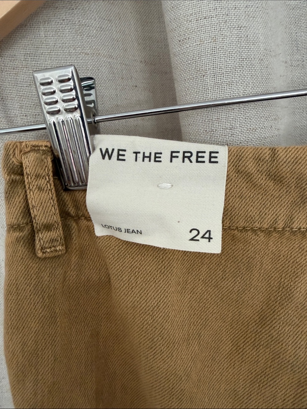 We The Free Lotus Jean Mustard 24 NWT - Picture 2 of 4